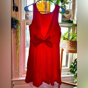 Forever 21 red bow dress. Size large